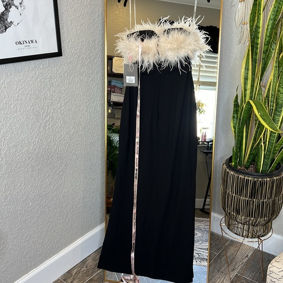 House Of CB 'Sarai' Black Thigh Split Maxi Dress NWOT - Picture 10 of 11